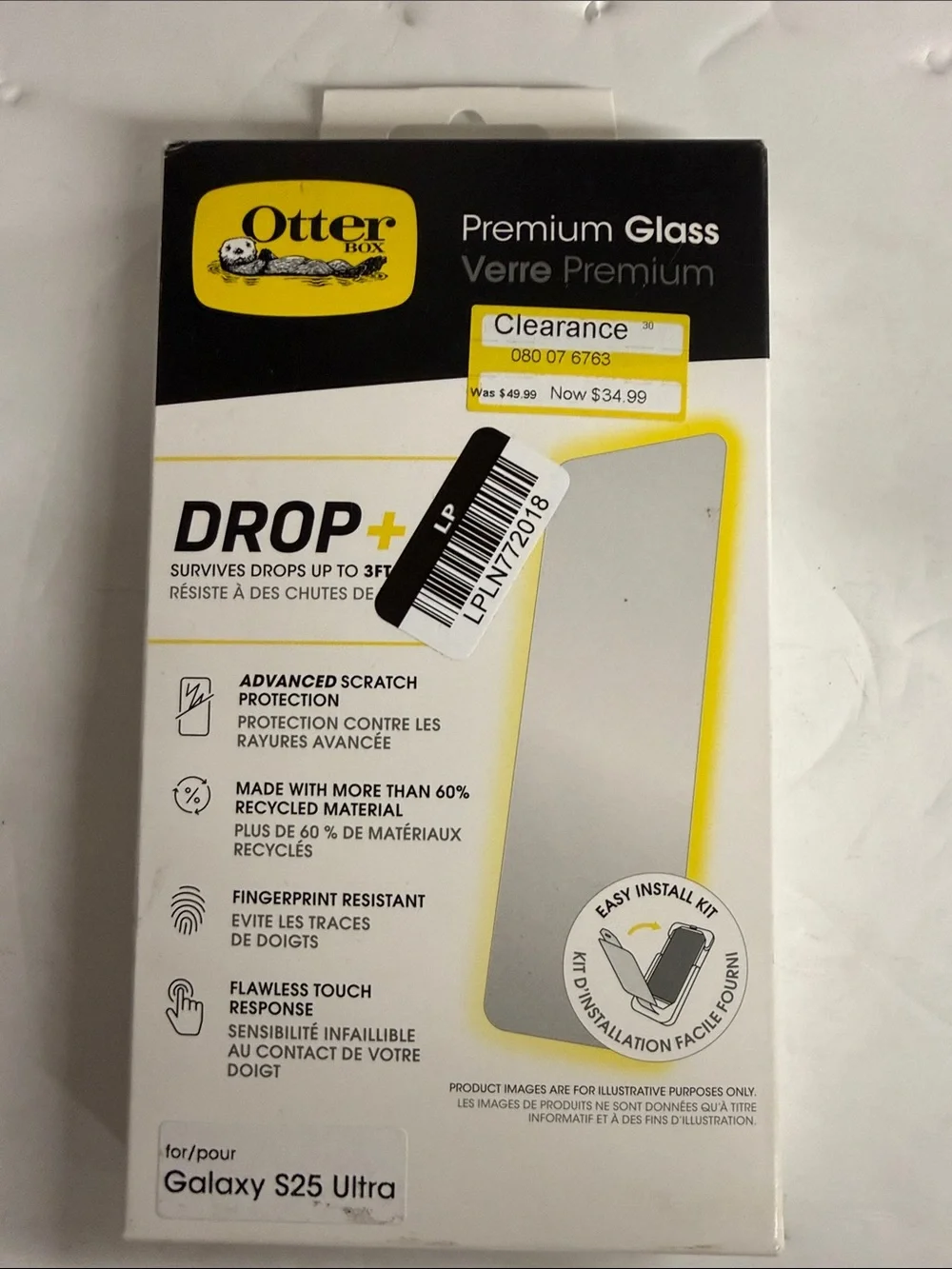 NEW OtterBox Premium Glass Screen Protector for Galaxy S25 Ultra